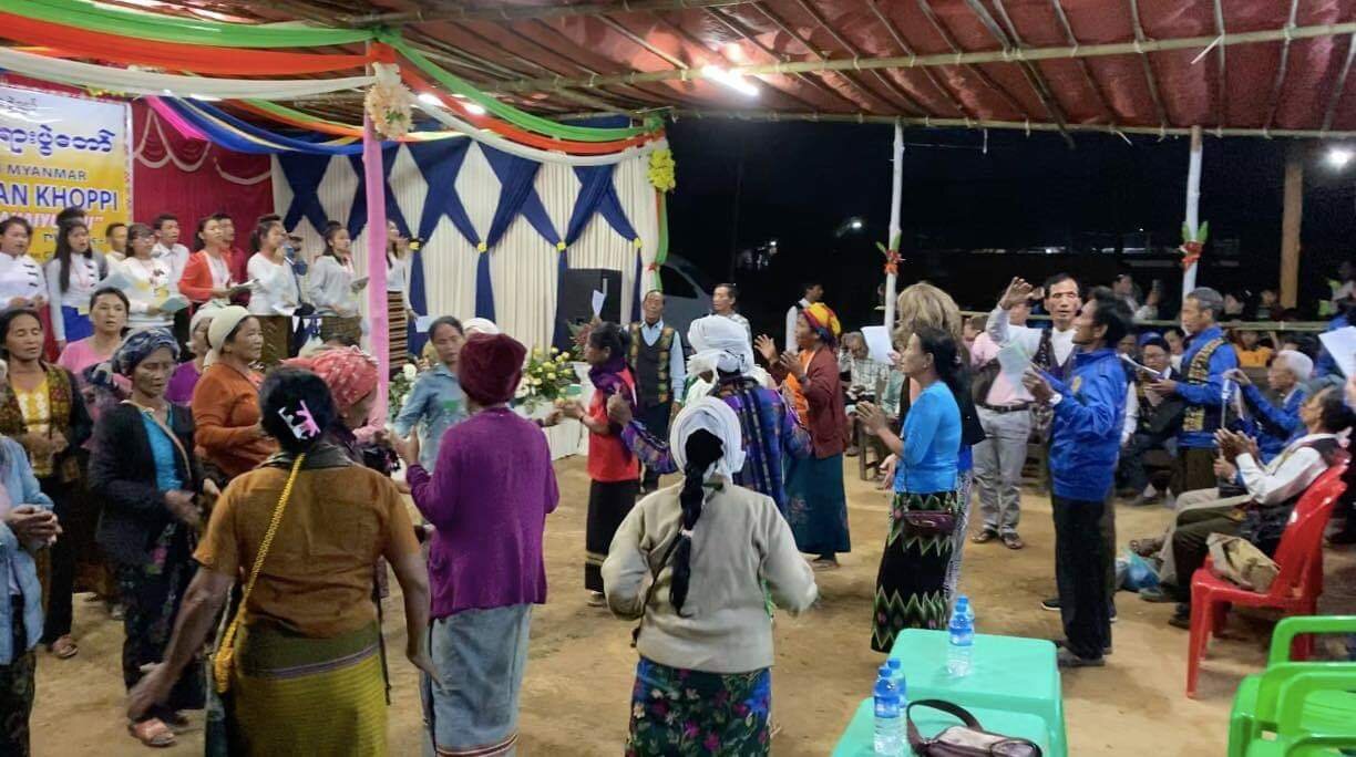 A Kuki worship service